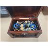 Image 1 : jewelry box full of necklaces and bracelets