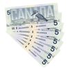 Image 1 : 6 - 1986 Canadian UNC consecutive, 5 dollar bills - Knight/Thiessen - ANJ 6443432-37
