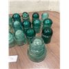Image 3 : 18 blue insulators - different varieties