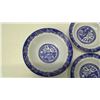 Image 3 : Blue Willow "Royal Oak" China, 1 serving bowl, 4 soup bowls