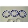 Image 3 : Blue Willow "Royal Oak" china, 2 teacups, 1 extra saucer