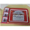 Image 1 : Budweiser big serving tray+3 compartment trays