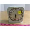 Image 1 : Silver bell clock- hands loose