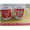 Image 1 : 2 fire king cups-red