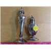 Image 1 : Silver salt+pepper shakers- unlimited
