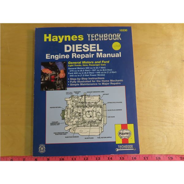 Haynes Techbook Diesel Engine Repair Manual Schmalz Auctions haynes-techbook-diesel-engine-repair-manual-schmalz-auctions