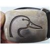 Image 2 : Nixon leather belt size 38- 40 ducks unlimited buckle