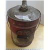 Image 1 : Texaco T oil can - 5 gallons