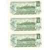 Image 3 : 5 - 1973 Sequential Canadian 1 dollar bills - Crow/Bouey - BAN 7911771-75