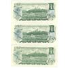 Image 5 : 6 - 1973 Canadian 1 dollar bills - Crow/Bouey - Assorted prefixes & serial #'s
