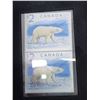 Image 6 : 2004 "The Proud Polar bear" limited edition, Stamp and Coin set - Canadian sterling silver 2 dollar 