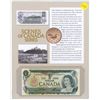 Image 1 : "Scenes of Canada series," Includes - 1973 Canadian 1 dollar bill - Crow/Bouey - ECK 3464716