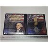 Image 1 : Presidential Dollar - George Washington commemorative dollar, in folder - 2007