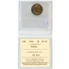Image 2 : 1942 ICCS graded, "Tombac" Canadian 5 cent coin - AU55