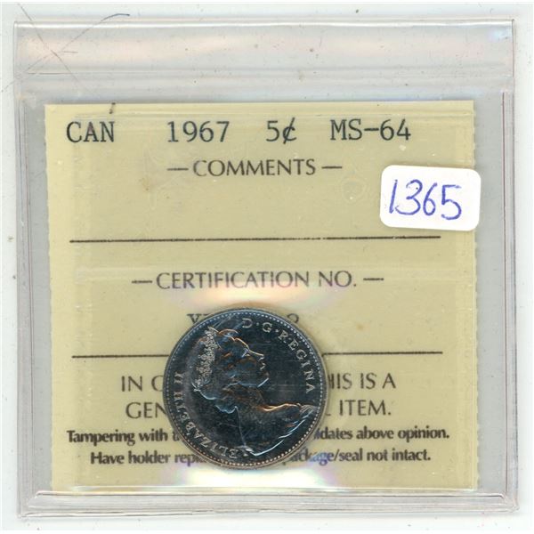1967 ICCS graded,Centennial