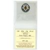 Image 2 : 2004 ICCS graded, "Golden Poppy" Canadian silver UHC 25 cent coin - PF67