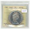Image 1 : 1967 ICCS graded, Canadian silver "Centennial Goose" dollar - MS64