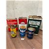 Image 1 : 6 Collector oil tins - 4 ESSO, 1 - B/A and 1 Pyroil