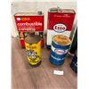 Image 2 : 6 Collector oil tins - 4 ESSO, 1 - B/A and 1 Pyroil