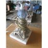 Image 2 : vintage marble base lamp - no shade
