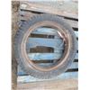 Image 5 : antique Firestone tire with steel wheel ring - 4.50-4.75-5.00-20