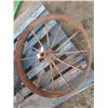 Image 1 : steel wagon wheel - 32"x5"