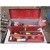 Image 1 : toolbox with assorted electrical hardware
