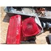 Image 2 : wooden box with tool bibs , lights , assorted hardware