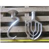 Image 1 : commercial mixer hook and paddle attachment