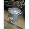Image 1 : metal butter churn with spout
