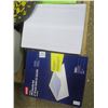 Image 3 : vintage pamphlets and assorted office supplies, paper shredder, envelopes, dart board, etc.