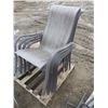 Image 3 : 4 patio chairs and metal chair