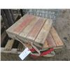 Image 1 : 2 wooden block dolly pads
