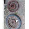 Image 1 : two antique collectible rims