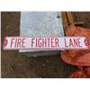 Image 2 : 36" fire dept lane sign