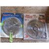 Image 1 : 2 new 10" radial arm/circular saw blades