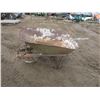 antique wheel barrow
