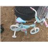 Frozen kids bicycle with training wheels