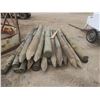 Image 3 : 23x 8ft fence posts - 5"-7"W