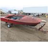 Image 3 : 13.5ft fibreglass boat with trailer - no VIN, no engine