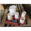 assorted chicken feeders