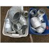 Image 1 : 2 totes of HVAC/ducting elbows