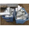 Image 1 : 2 totes of HVAC/ducting register boxes