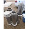 Image 1 : 5pc of insulated chimney pipe - approx. 8.5" & 9", varying condition