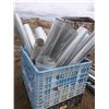 Image 2 : large lot of metal duct/HVAC pipe *tote not included* - mostly 4"-6", mostly 5ft