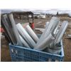 Image 3 : large lot of metal duct/HVAC pipe *tote not included* - mostly 4"-6", mostly 5ft