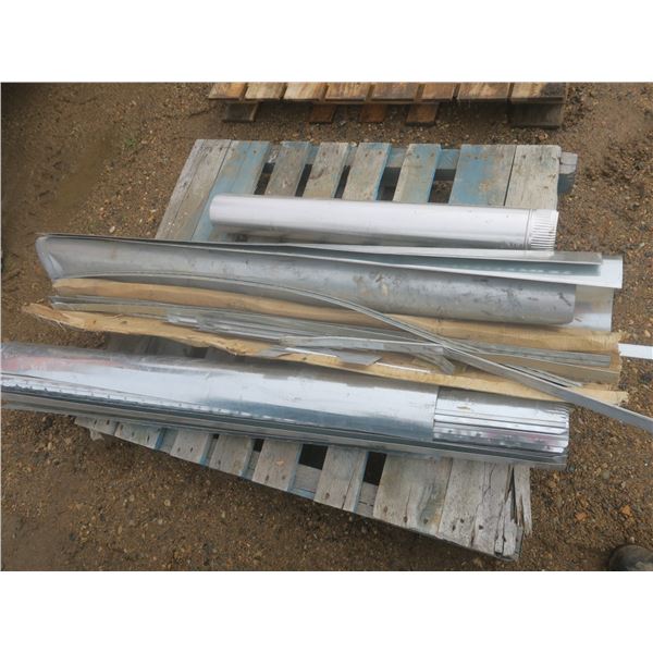 lot of metal duct/HVAC pipe - approx. 4" & 5", 3ft-5ft