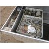 Image 7 : diamond steel truck tool box with assorted contents