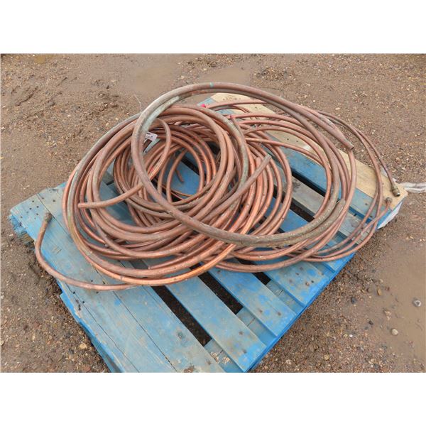 pallet of misc. size copper