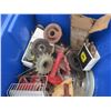 Image 2 : tote of assorted gears, tractor parts, etc.